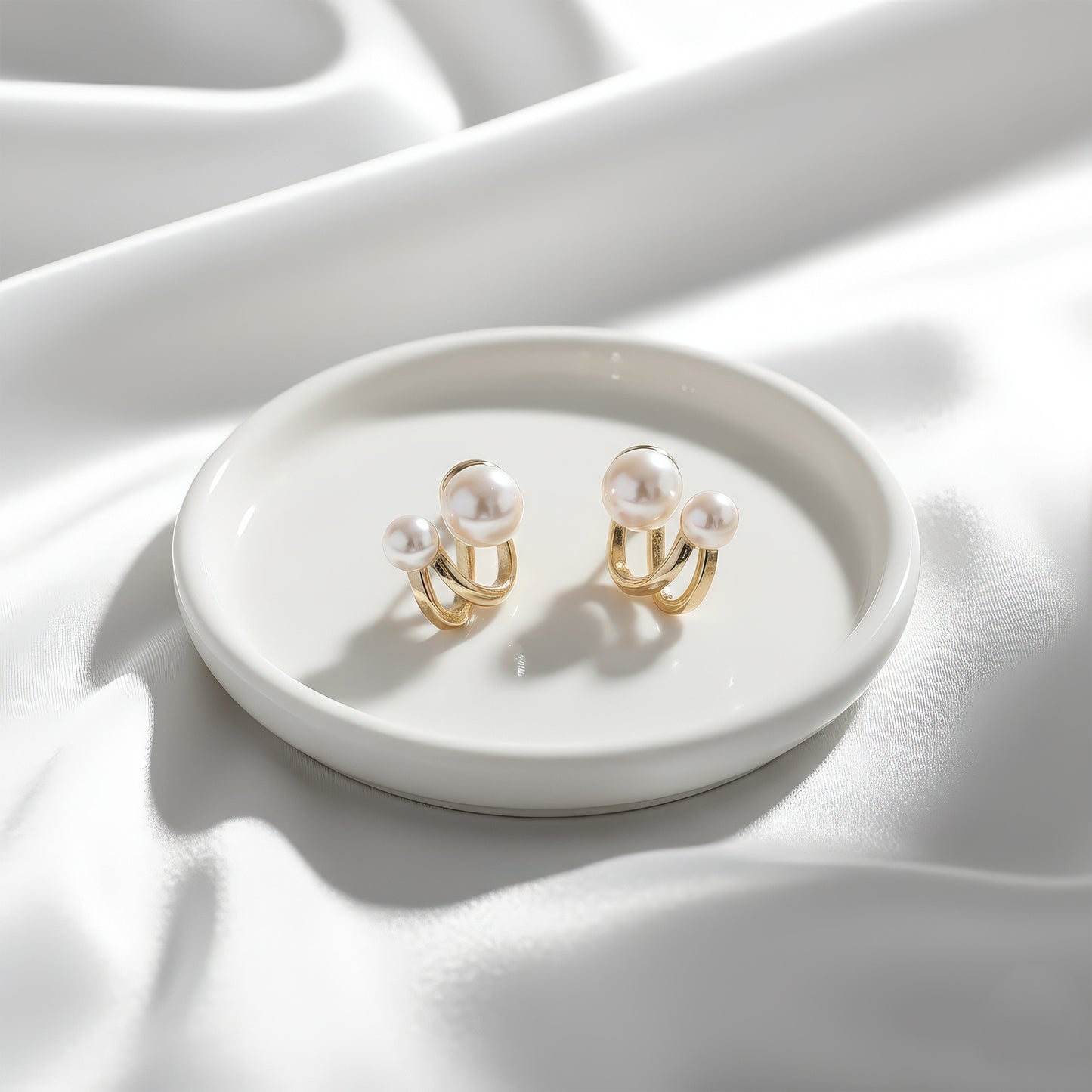 Duet Pearl Studs