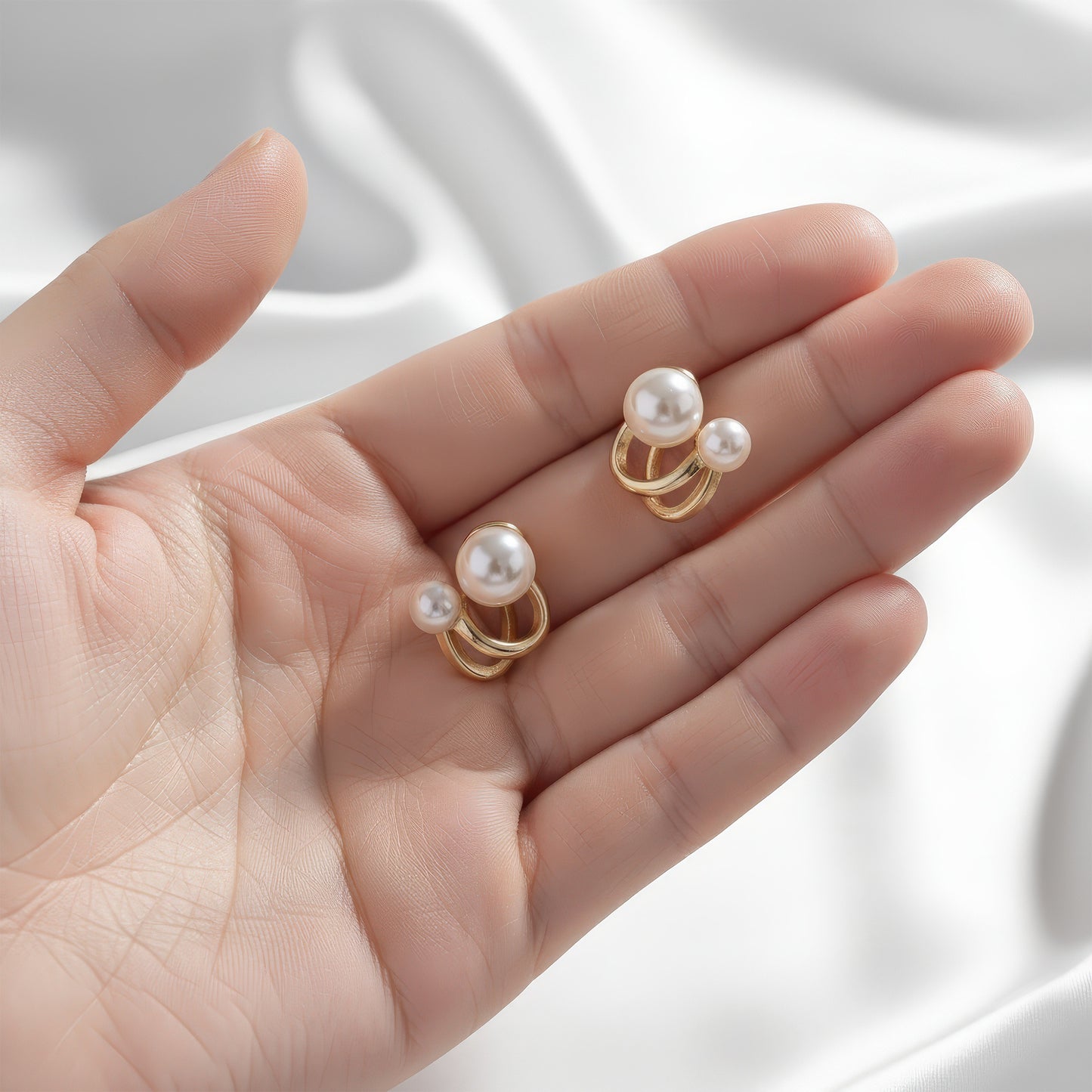Duet Pearl Studs