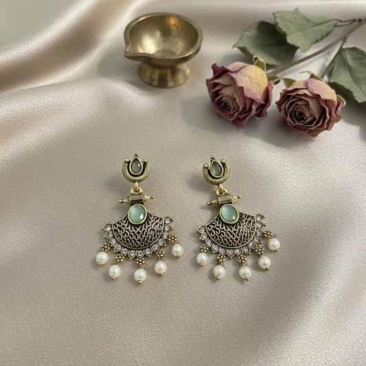 Apsara Jhumki (Pastel Green)