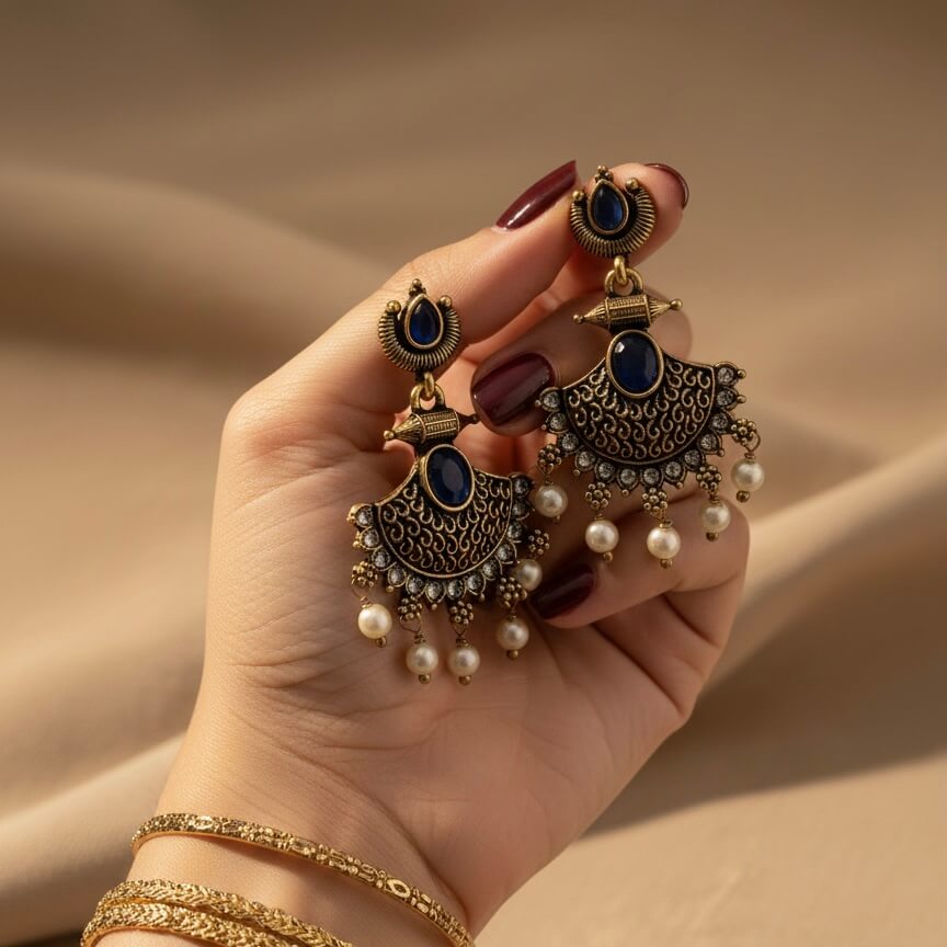 Apsara Jhumki (Black)