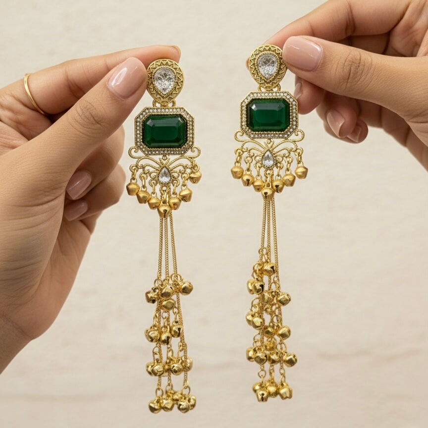 Imperial Grace (Kashmiri Earrings)