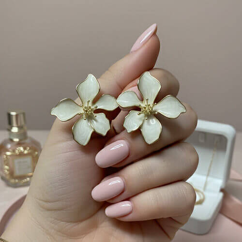 Cloud Petal Studs