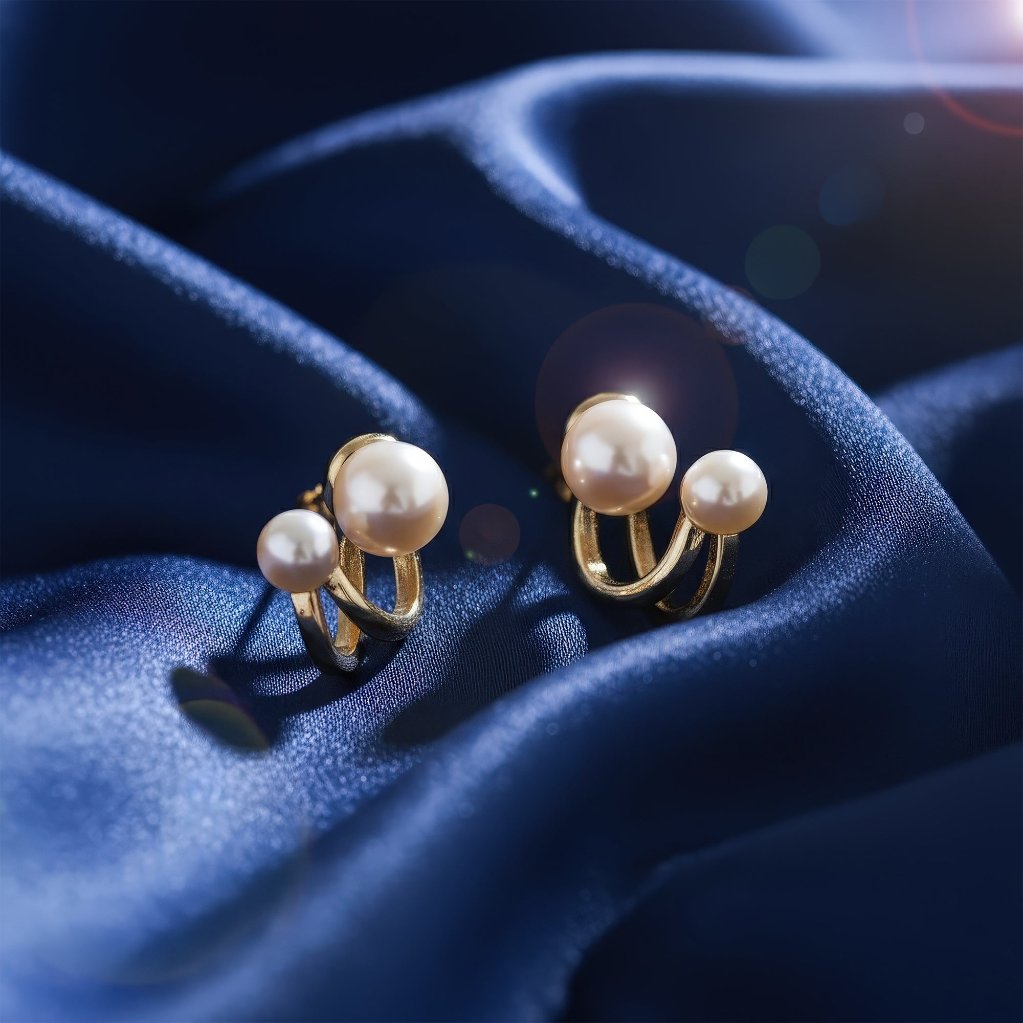Duet Pearl Studs
