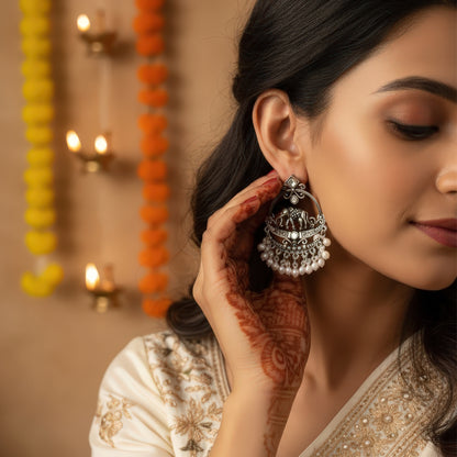 Elephant Royale Jhumkas