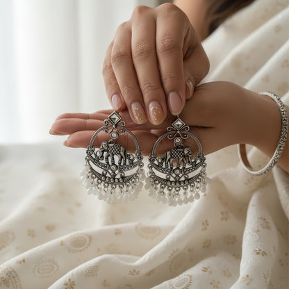 Elephant Royale Jhumkas