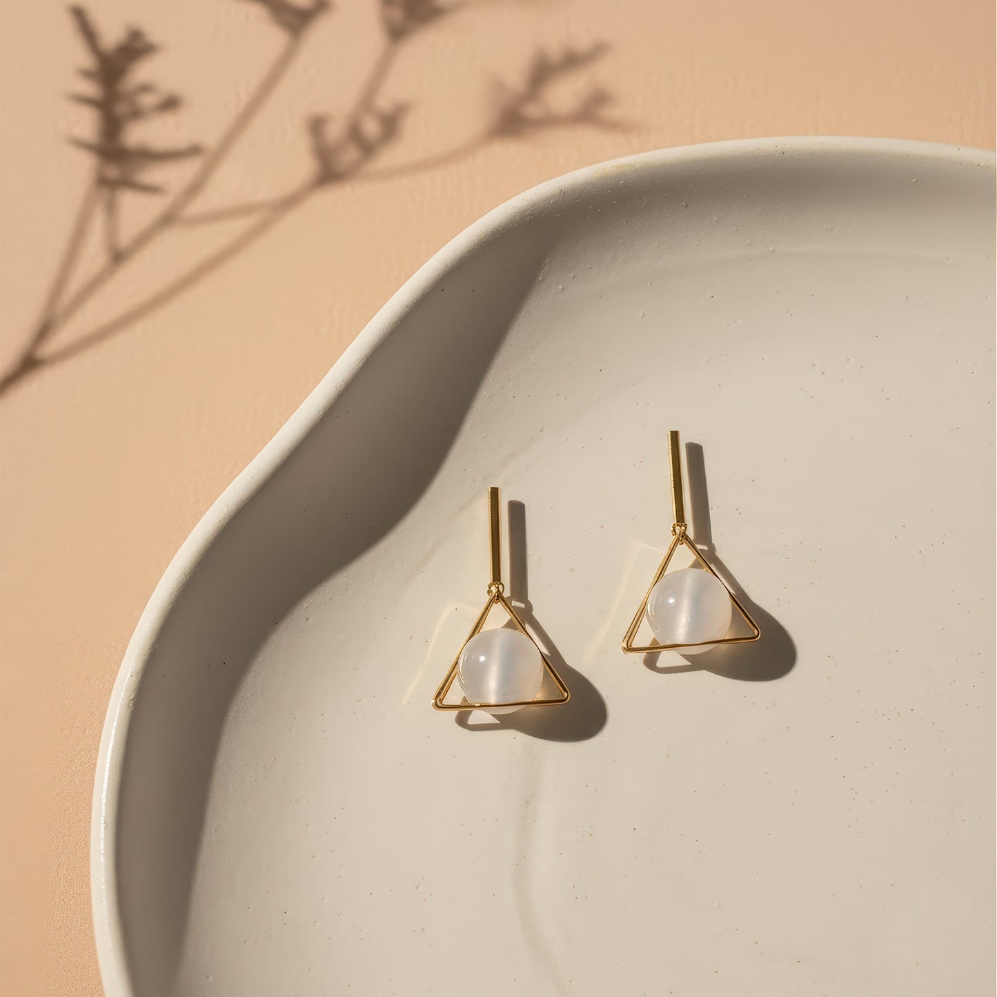 Golden Prism Earrings