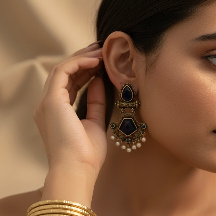 Mrinalini (Dark Blue)