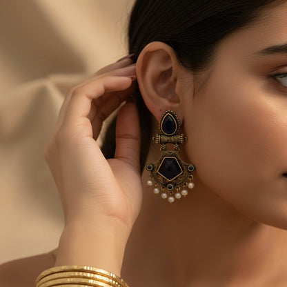 Mrinalini (Dark Blue)