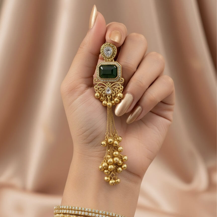 Imperial Grace (Kashmiri Earrings)