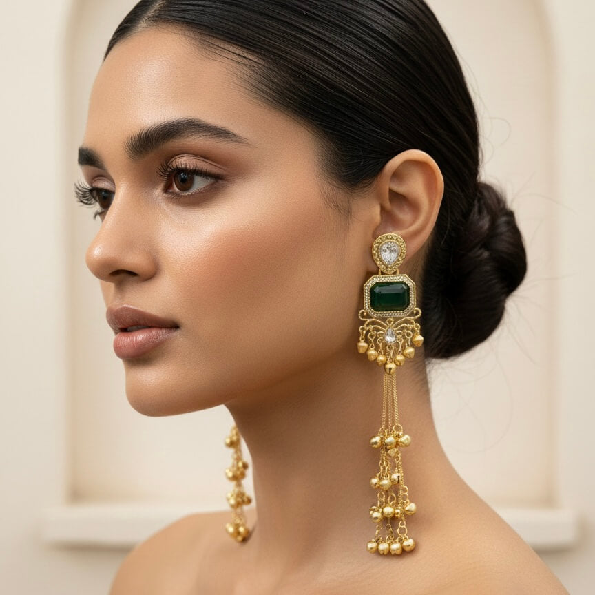 Imperial Grace (Kashmiri Earrings)