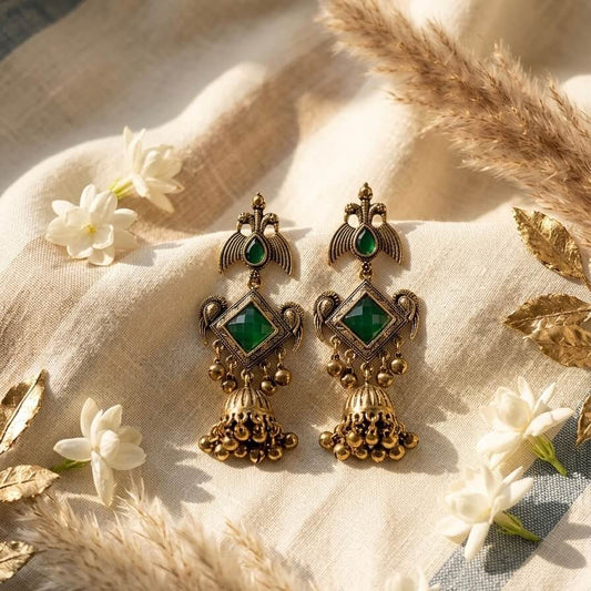 Peacock Charm (Green)