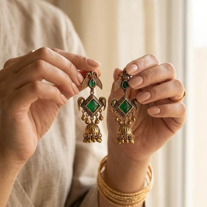 Peacock Charm (Green)