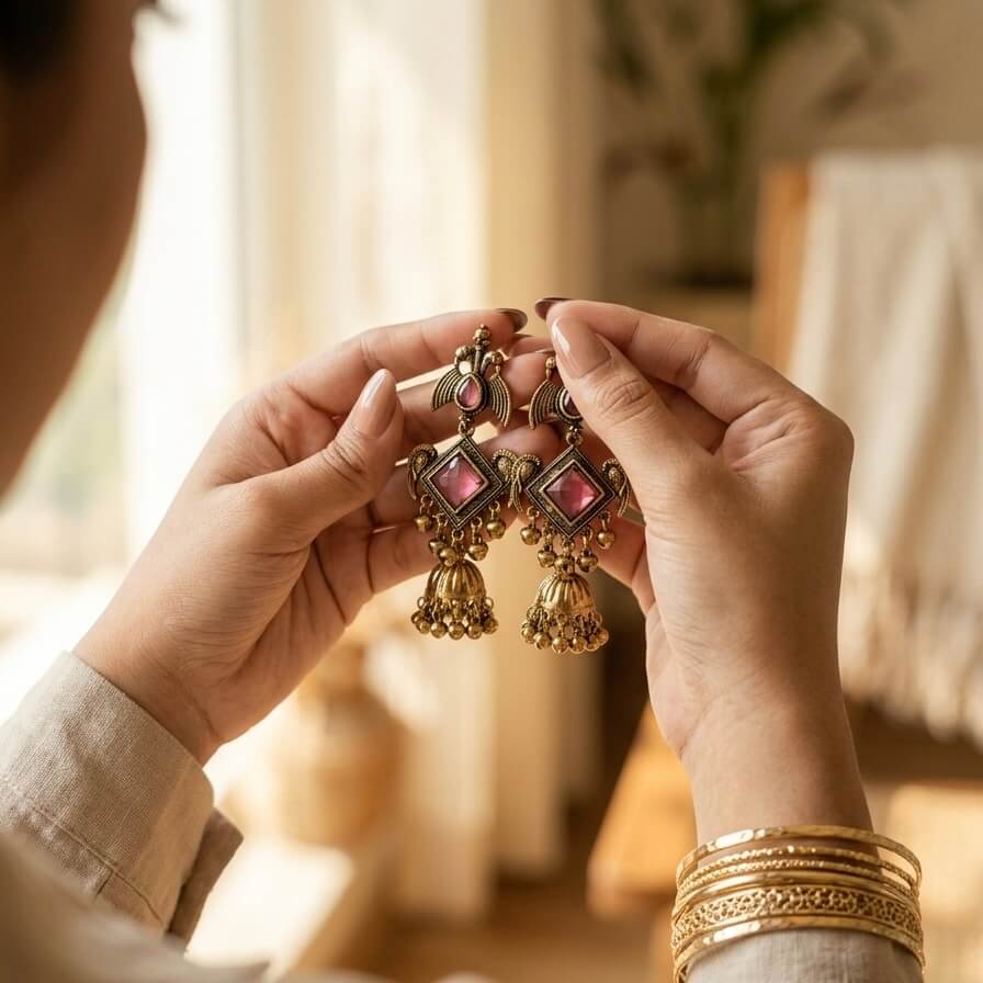 Peacock Charm (Pink)