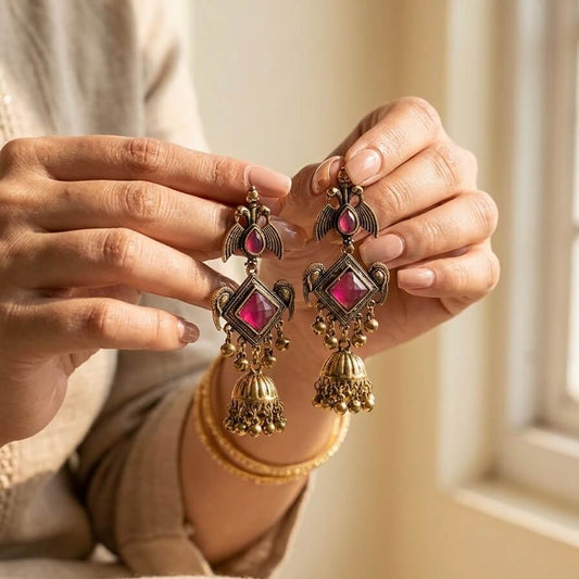 Peacock Charm (Pink)