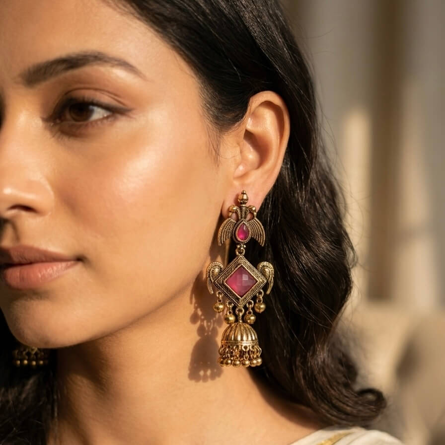 Peacock Charm (Pink)