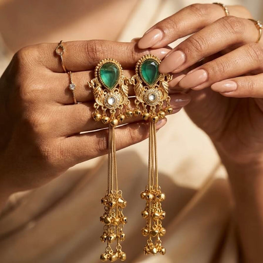 Kashmiri Drops (Sea Blue)