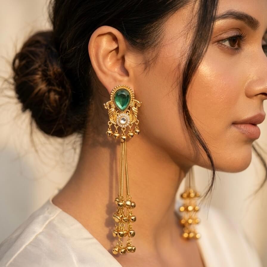 Kashmiri Drops (Sea Blue)