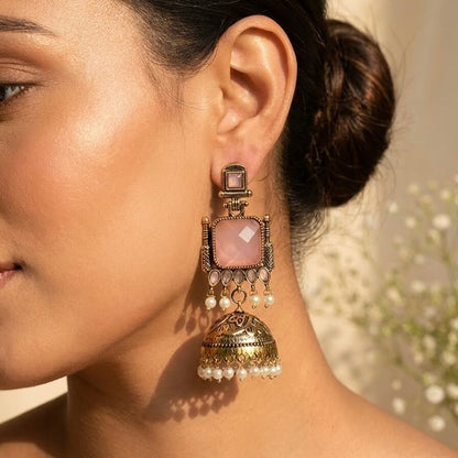 Pearl Bells Jhumkas