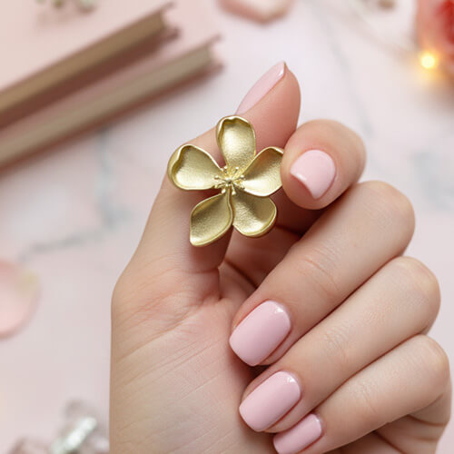 Petals in Gold